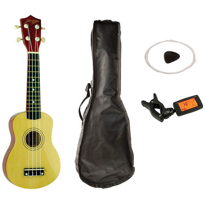 Soprano Ukulele Set Natural