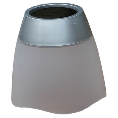 Solar LED Tumbler Table Light - Silver