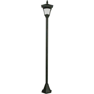 Solar LED Lamp Post Light 1.3m Black