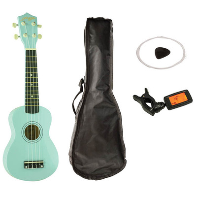 Soprano Ukulele Set Blue