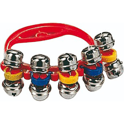 Coloured Hand Bells with 5 Jingles