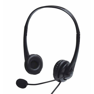 USB Multimedia Headset with Boom Microphone