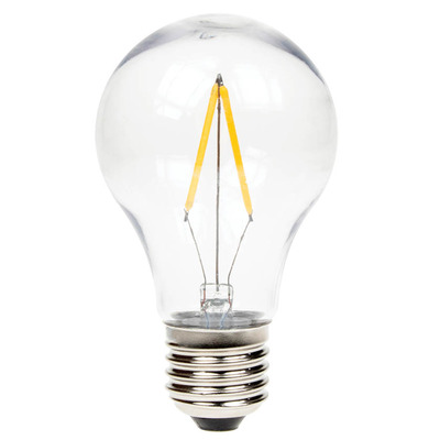 2W Dimmable LED Filament GLS Lamp 2700K - E27 Edison Screw