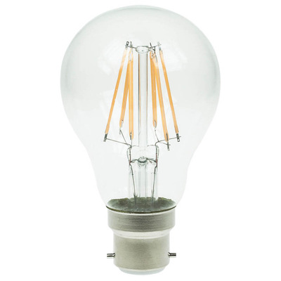 Dimmable 7W LED Filament GLS Lamp 2700K - Bayonet