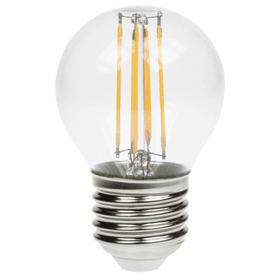 4W LED Filament Golf Ball Lamp 2700K - E27 Edison Screw