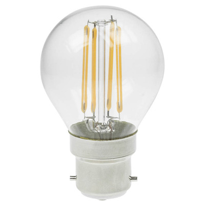 4W LED Filament Golf Ball Lamp 2700K - Bayonet