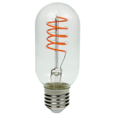 Funky Spiral Filament LED Lamp 4W E27 - Pink