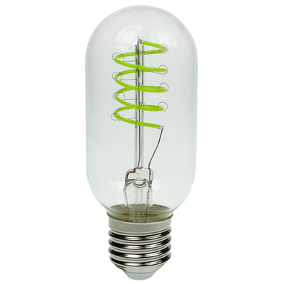 Funky Spiral Filament LED Lamp 4W E27 - Green