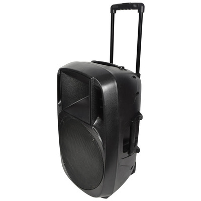 15" Portable PA System with Built-in 4 Channel Mixer