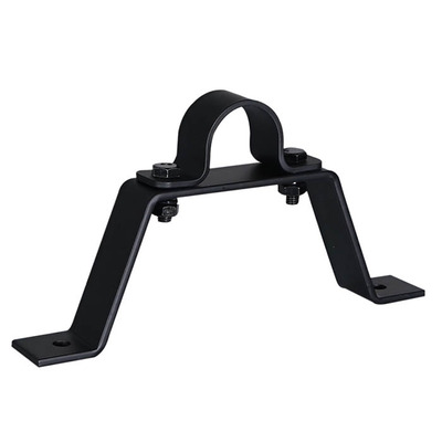 Pipe To Wall Bracket 100mm Black