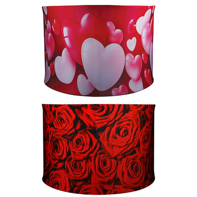 Reversible Hearts/Roses Lycra Screen for Equinox Contour DJ Screen.