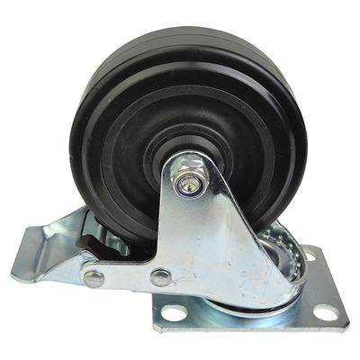 100mm 4" Caster With Rubber Wheel & Break