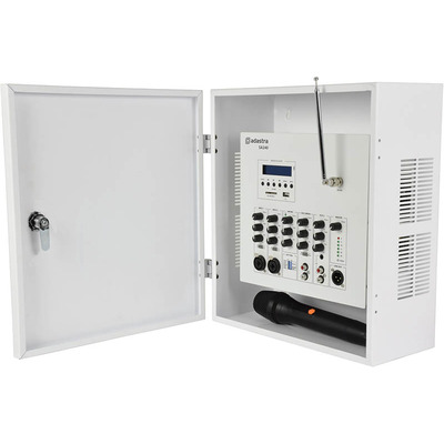 Secure Wall Amplifier 100V with UHF Mic + Media Player - 240W