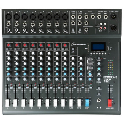 12 Channel PA Mixer with Effects & Bluetooth