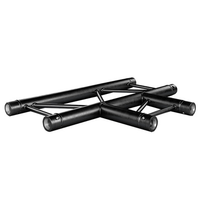 Contestage Ladder Truss 3 Way Flat Corner - Black