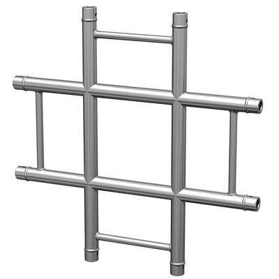 Contestage Ladder Truss 4 Way Flat Cross - Aluminium