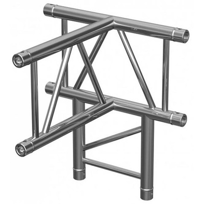 Contestage Ladder Truss 3 Way T with 1 Down - Aluminium