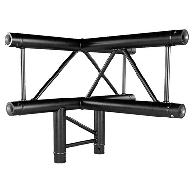 Contestage Ladder Truss 3 Way T with 1 Down - Black