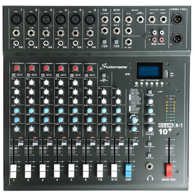 10 Channel PA Mixer with Effects & Bluetooth