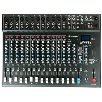 16 Channel PA Mixer with Effects & Bluetooth